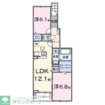 ブリッサ パラシオの物件間取画像